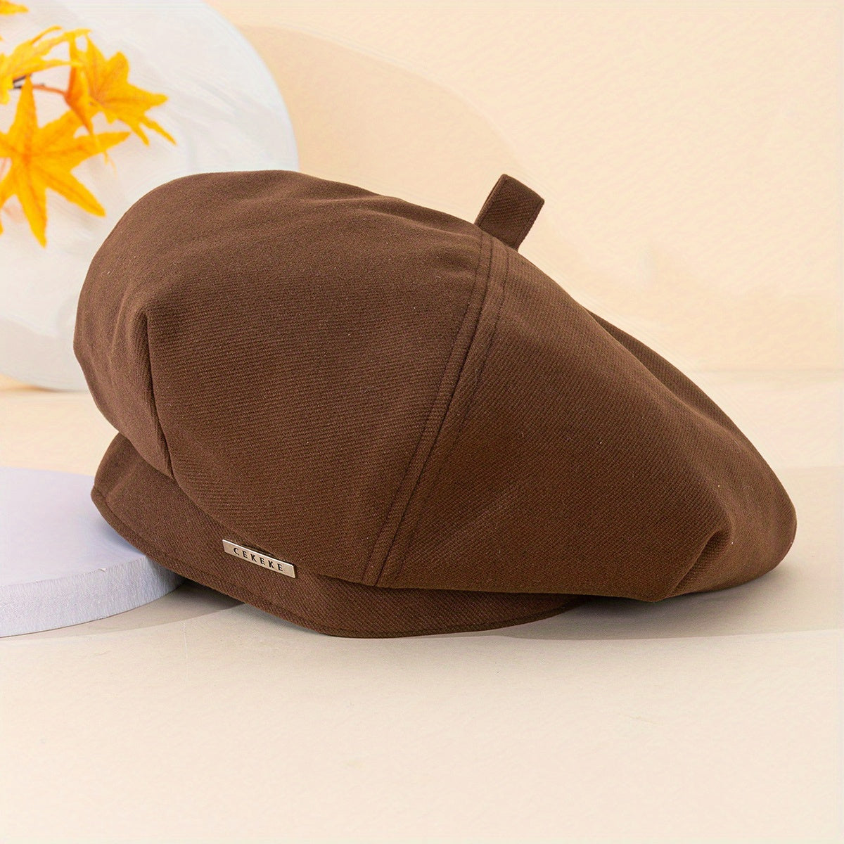 Vintage Beret Classic Solid Winter Warm Beret Cap Painter Hats For Women