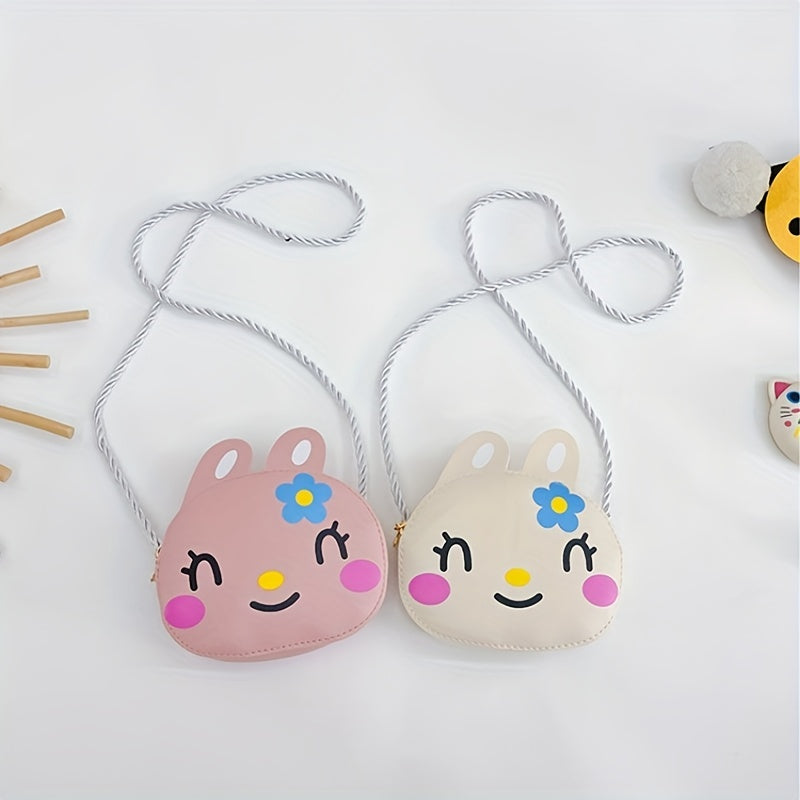 Kids Cartoon Rabbit Crossbody Bag Coin Purse for Girls