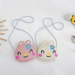 Kids Cartoon Rabbit Crossbody Bag Coin Purse for Girls