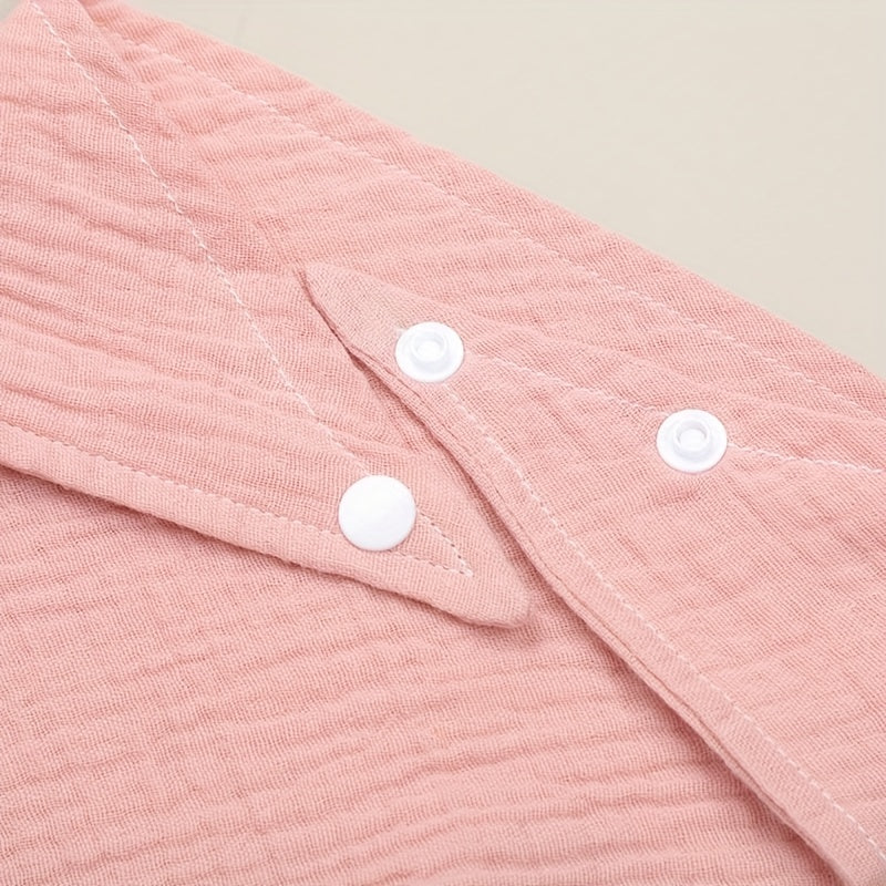 Baby Dark Green Triangle Cotton Cloth Mouth Towel Feeding Bib