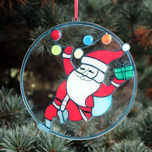 Colorful Santa Claus Christmas Decoration Pendant