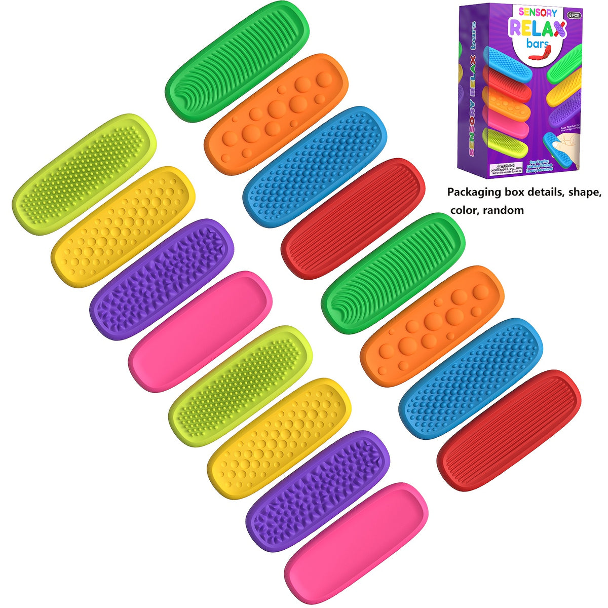 Sensory Fidget Toys 16 Pack with Suction Cups for Stress & Anxiety Relief