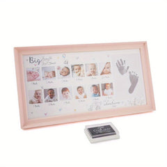 Baby's First Year Hand and Footprint Photo Frame