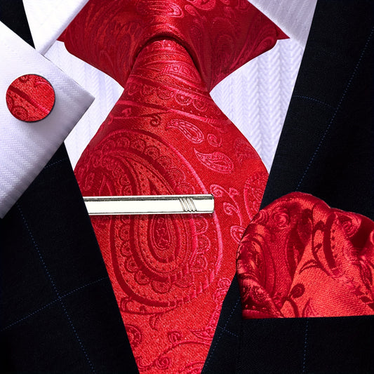 Men's KerFado 8 Classic Striped Paisley Tie Set