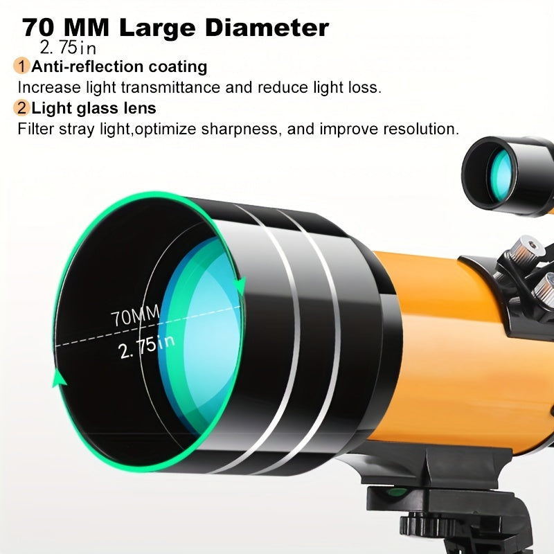 150X High-Definition Astronomical Telescope with Tripod