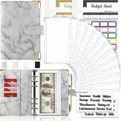 Budget Binder Cash Envelope 6 Ring Money Saving Binder