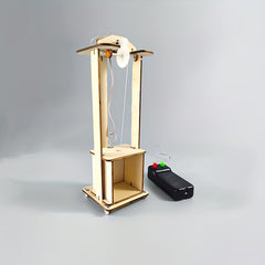Wooden Elevator Model Kit STEM Science Experiment Hobby Cultivation Material