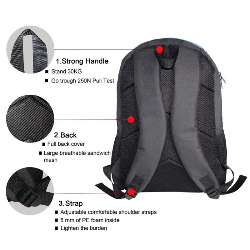 16inch Young Fox 3D Pattern Kids Backpack for Boys Girls