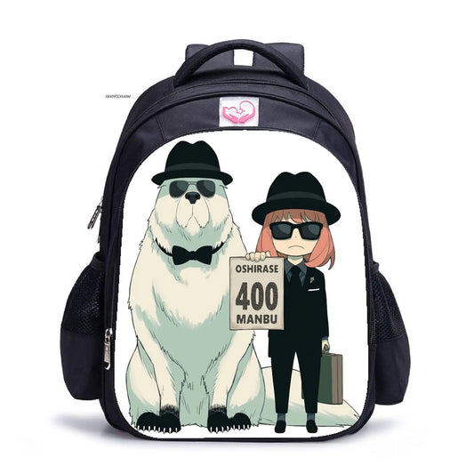 16" SPY?FAMILY Backpack 3D Print School Bag for Boys Girls