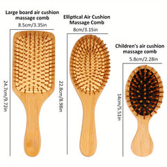 6pcs Hair Brush Set Anti Static Hair Brush And Comb Set Scalp Massage Brush