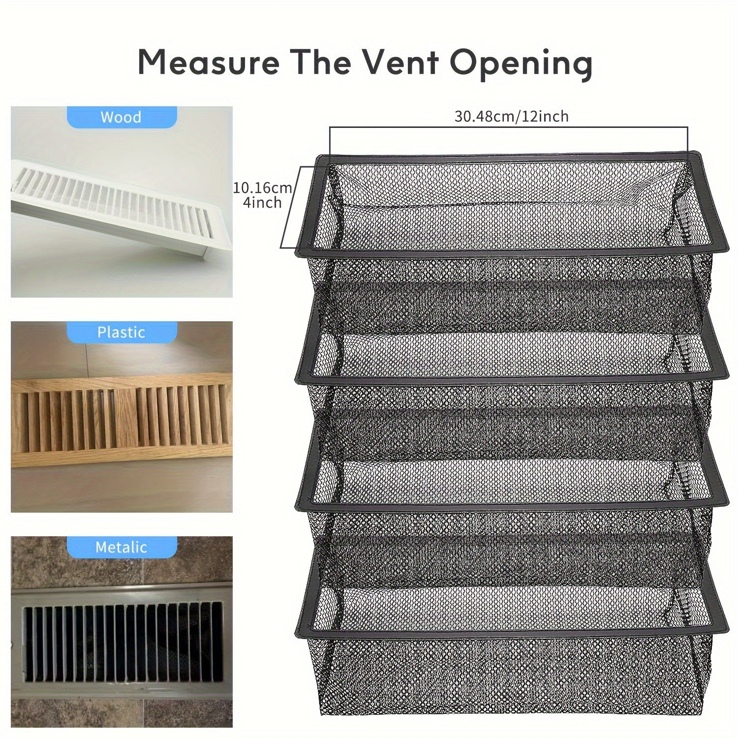 Floor Register Vent Cover Filter Net Air Vent Screen Mesh Covers