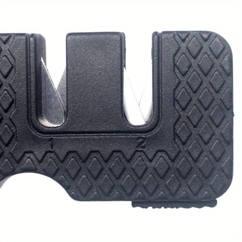 2pcs Mini Sharpener Handheld Tool for Kitchen & Camping