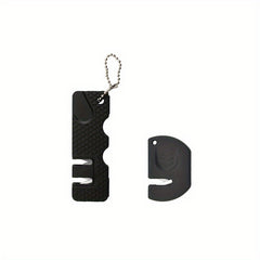2pcs Mini Sharpener Handheld Tool for Kitchen & Camping