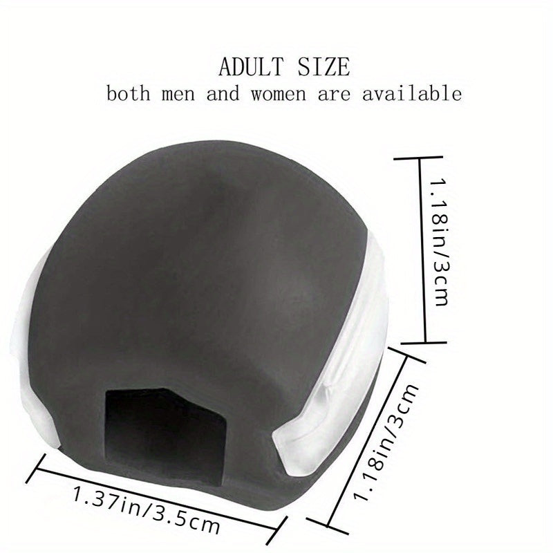 Silica Gel Jaw Exerciser Facial Toner Double Chin Gym Fitness Training