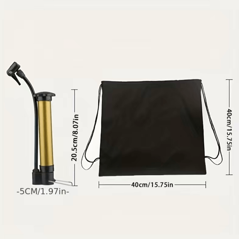 Portable Mini Inflatable Tube Storage Bag for Sports Balls