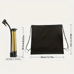 Portable Mini Inflatable Tube Storage Bag for Sports Balls