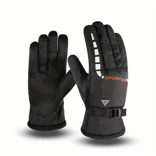 Winter Padded Windproof Warm Cycling Gloves Running & Skiing Gloves