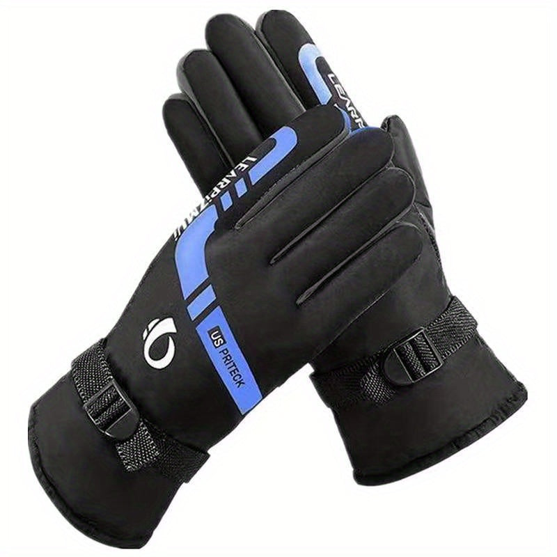 Winter Padded Windproof Warm Cycling Gloves Running & Skiing Gloves