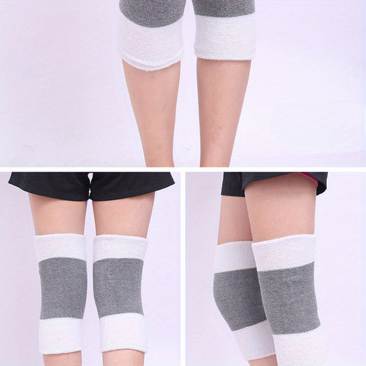 1pc Winter Warm Knee Pad Thickened Leg Warmer Cold Protection Knee Pad