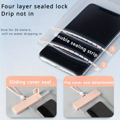 Universal Waterproof Phone Case with Touchscreen, Diving & Swimming Accessory