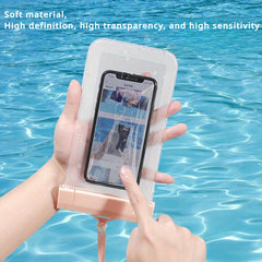 Universal Waterproof Phone Case with Touchscreen, Diving & Swimming Accessory