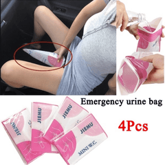 4pcs 700ml Portable Car Urine Bag Outdoor Camping Mini Urinal
