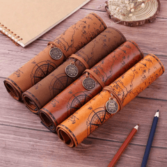 Vintage Treasure Map Pencil Case