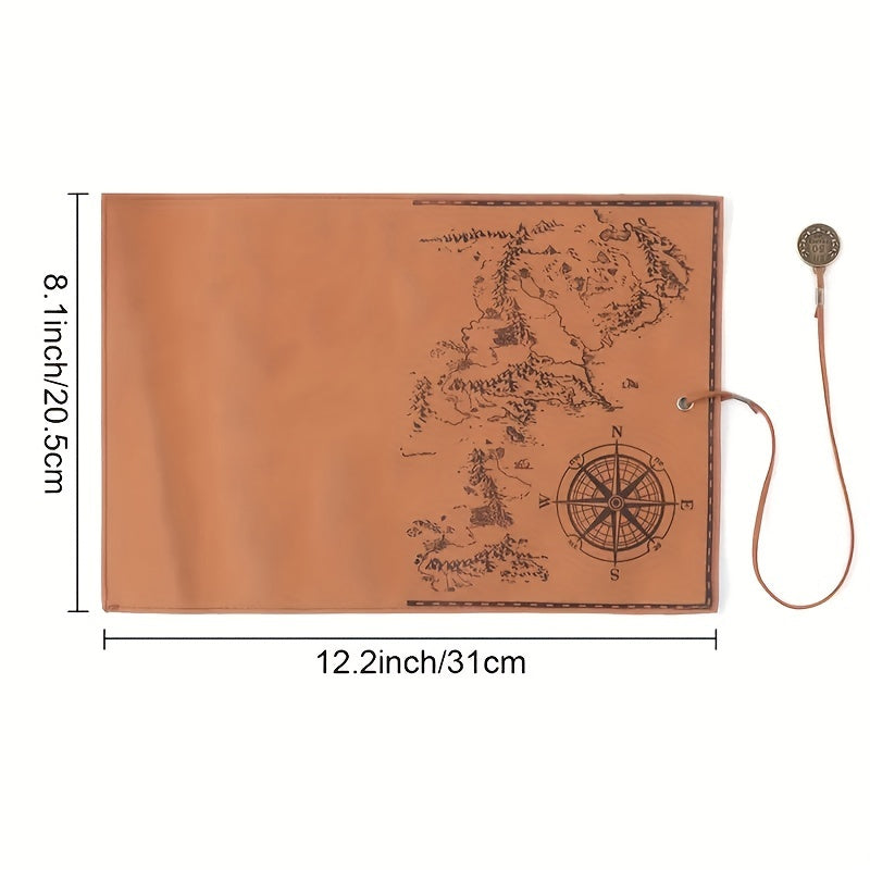 Vintage Treasure Map Pencil Case