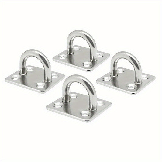 4pcs Stainless Steel Pad Eye Plate for Hammock Chairs