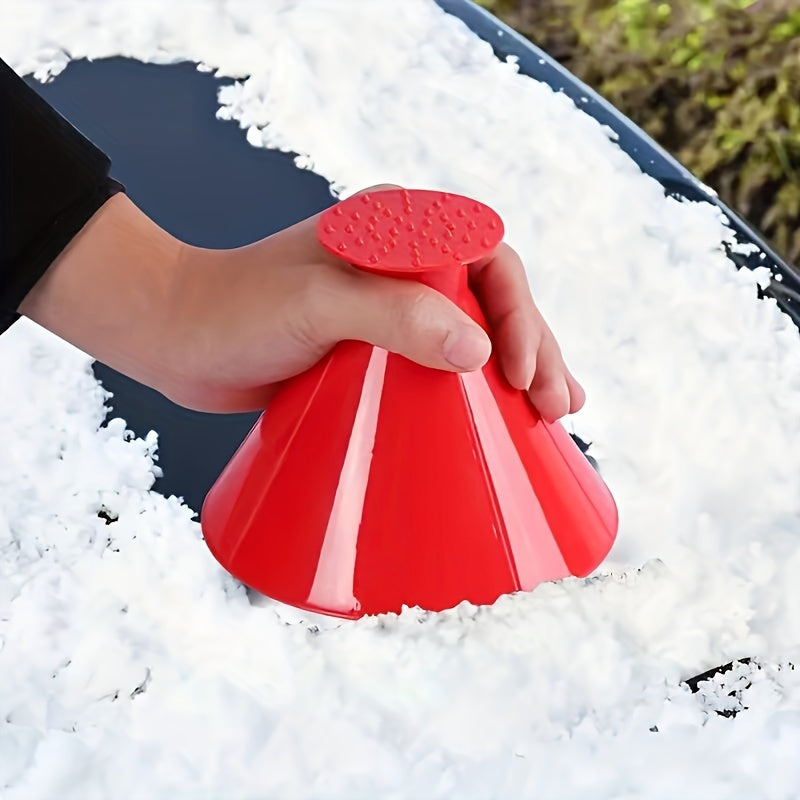 2pcs Funnel Shaped Ice Scraper Car Windshield Snow Scrapers
