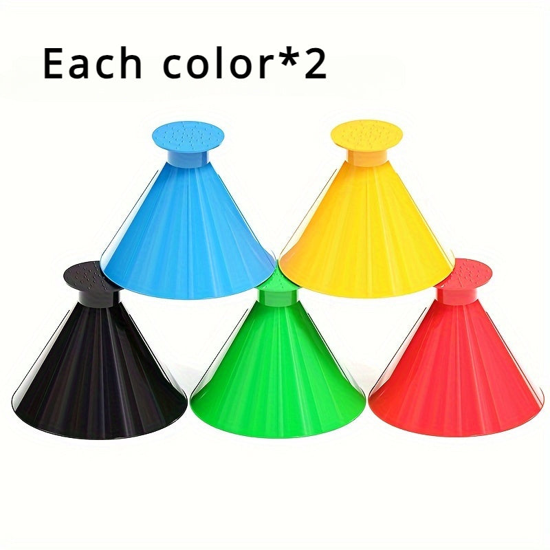 2pcs Funnel Shaped Ice Scraper Car Windshield Snow Scrapers