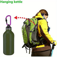 5pcs Aluminum Carabiner Backpack Lock Hook Safety D-shaped Quick Release