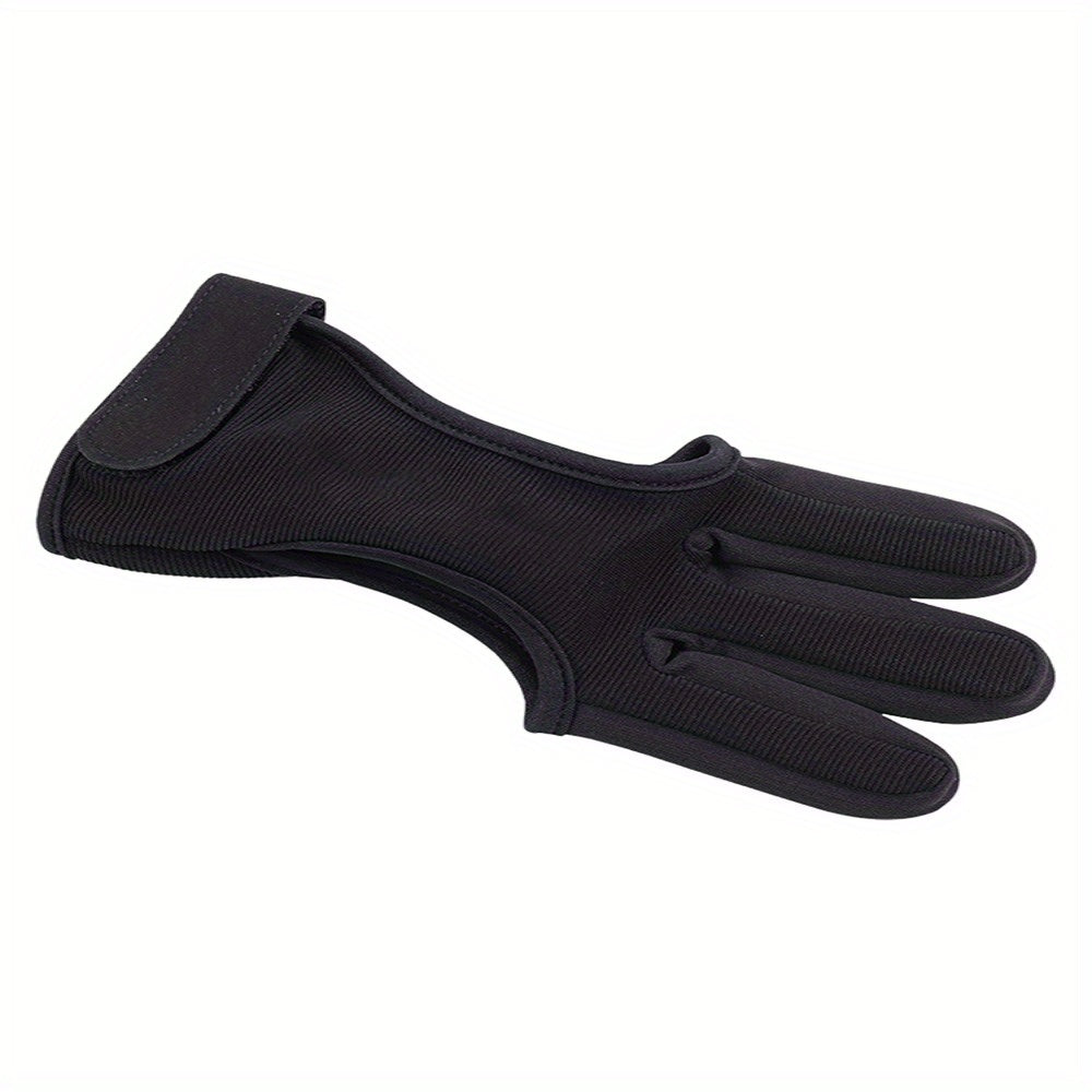 1pc Archery Three finger Gloves Hand Guard Protector Glove