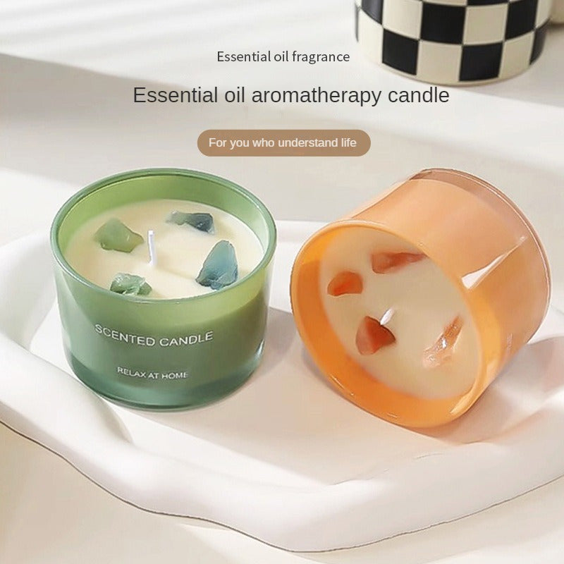 Soy Wax Dried Flower Scented Candle for Wedding Ceremony