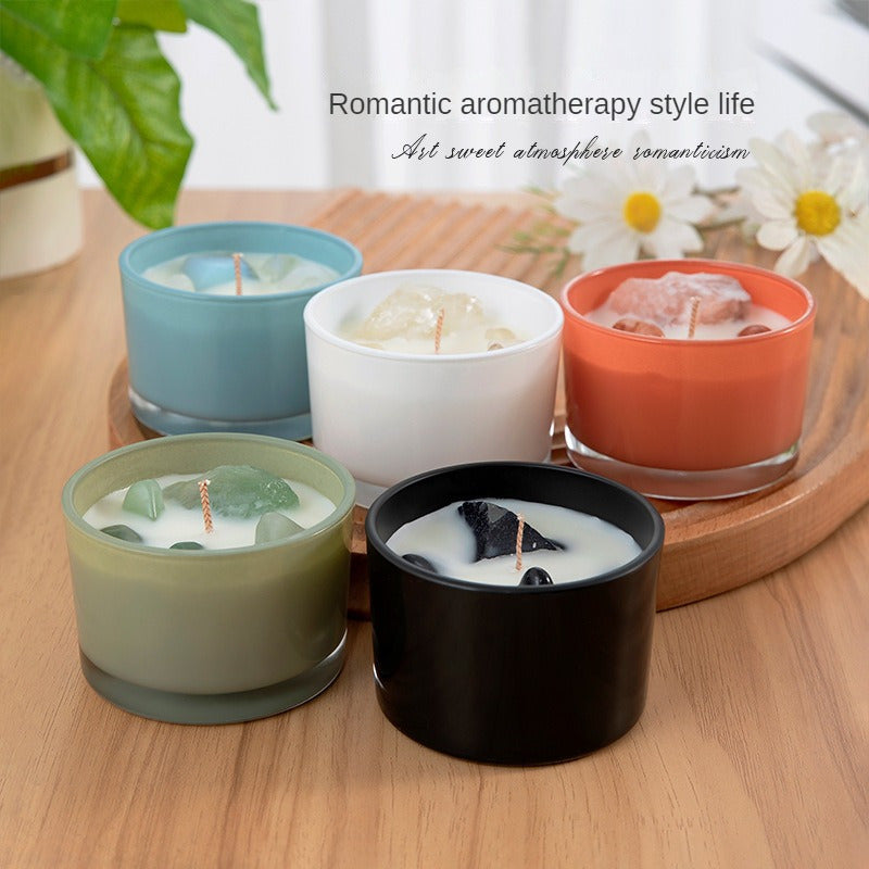 Soy Wax Dried Flower Scented Candle for Wedding Ceremony