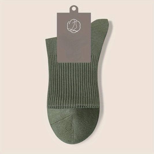 Men's Crew Socks Warm Cotton Comfy Casual Outdoor Wear