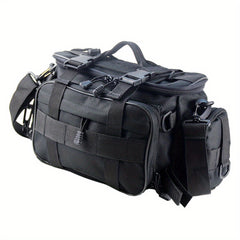 Large Capacity Fishing Tackle Bag with Multiple Pockets