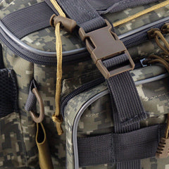 Large Capacity Fishing Tackle Bag with Multiple Pockets