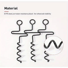 1pc Gardening Shed Spiral Ground Nail Tent Stake for Outdoor Camping
