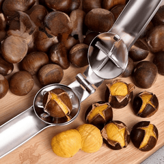Stainless Steel Walnut Clip for Home and Outdoor Use