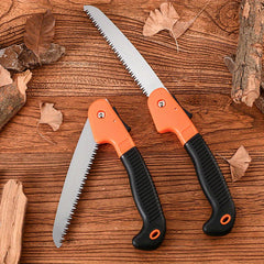 2pcs Portable Folding Saw for Outdoor Pruning Woodworking Gardening
