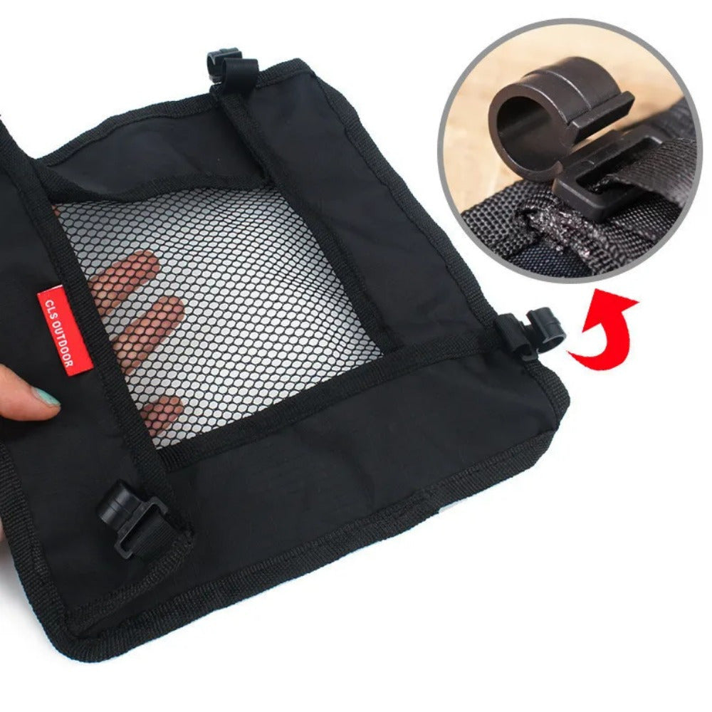 Camping Table Hanging Net Basket Portable Mesh Organizer