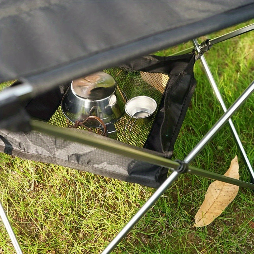 Camping Table Hanging Net Basket Portable Mesh Organizer