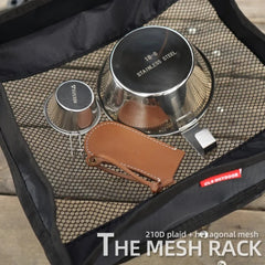 Camping Table Hanging Net Basket Portable Mesh Organizer