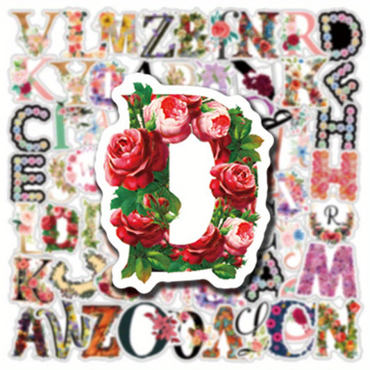 65pcs English Letter Cartoon Stickers DIY Decoration Christmas Stationery