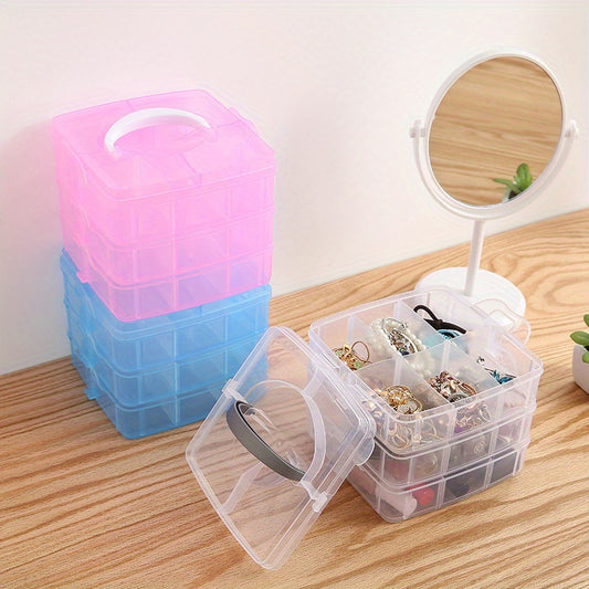 Detachable Three-Layer Jewelry Storage Box