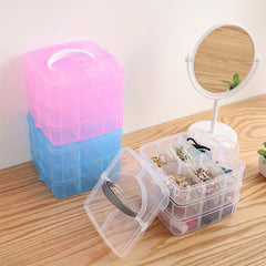 Detachable Three-Layer Jewelry Storage Box