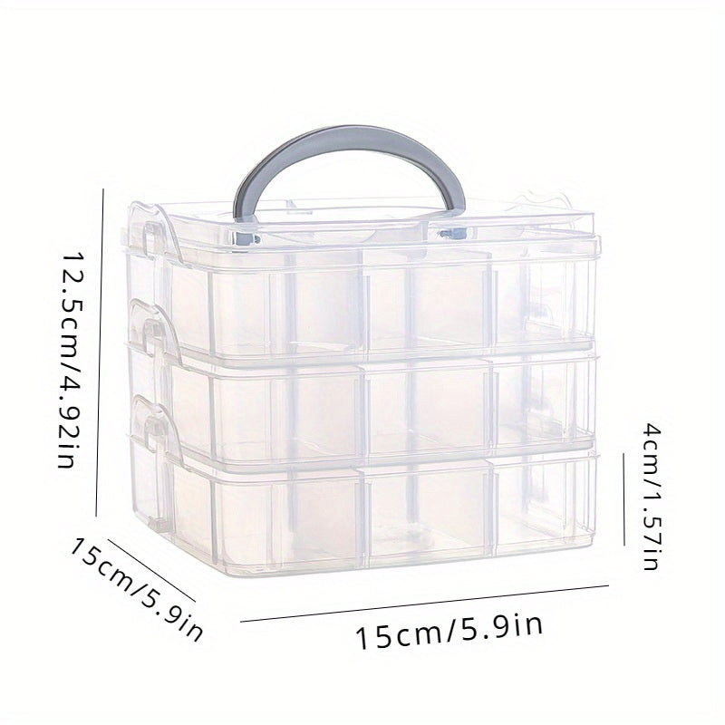 Detachable Three-Layer Jewelry Storage Box