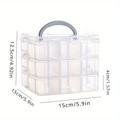 Detachable Three-Layer Jewelry Storage Box