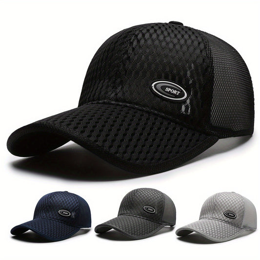 Men's Breathable Sun Hat Quick-drying Baseball Cap for Outdoor Activities